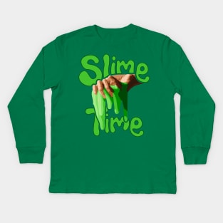 Slime Time Kids Long Sleeve T-Shirt